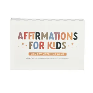 Wholesale Custom Paper-Based Flash Cards Educational Kids' Cognitive Learning Toy Packaged In Boxed Set