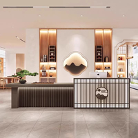 XTQT-070 Dayanıklı Ahşap Otel Resepsiyon Masası-Modern Ofis Mobilyası Okul, Süpermarket, Yemekhane Kullanımı İçin Özelleştirilebilir Renkler Yüksek Kalite