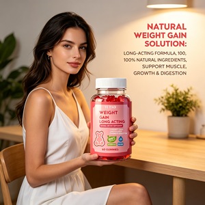 Weight Gain <b>Gummy</b> <b>Candy</b> 60 Count Adult Dietary Supplement Build Muscle Promote Digestion Non-GMO No Additives Energy - Product Image 5