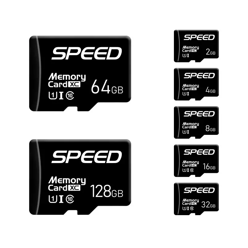 ความเร็วสูง U1 U3 V30 V60 Class10 TF Card SD การ์ดหน่วยความจํา 2GB 4GB 8GB 16GB 32GB 64GB 128GB 256GB 512GB
