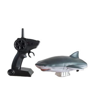 Bemay ของเล่น 2.4GHz 2 IN 1 รีโมทคอนโทรลฉลามกันน้ํา, เรือความเร็วสูง RC เรือสําหรับเด็ก - Product Image 1