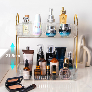 Estante de Almacenamiento para Baño, Organizador de Cosméticos de Lujo, Caja Doble - Product Image 3