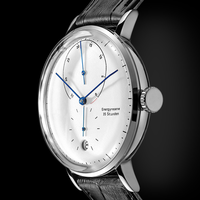 Montres automatiques mécaniques en acier pour hommes, personnalisées en usine, pour marques privées, avec affichage de la puissance similaire.