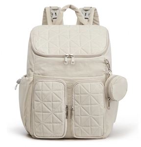 Mochila Pañalera para Mamás y Papás, Bolsa de Viaje para Bebé con Estuche para Chupón y Bolsillos Térmicos, Bolsa para Mamá - Product Image 1