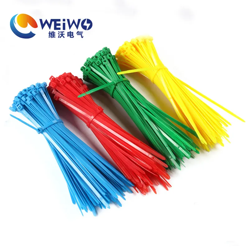 Factory Direct Black Color Nylon 66 Self-Locking Nylon Cable Ties Plastic Zip Ties