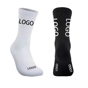 Chaussettes de sport à compression avec logo personnalisé, unisexes, en coton, pour le tennis, la course à pied, chaussettes de sport OEM, chaussettes de sport de designer - Product Image 1