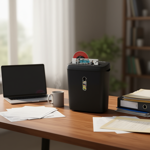 Trituradora de Papel Woolsche de 10 Hojas, Corte Cruzado, Nivel de Seguridad P-2, Capacidad de 3.17 Galones, para Uso en Oficina y Hogar - Product Image 2