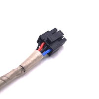 Harness Elektronik Terlindung UL3132 # 22 + MX3.0(43025)-2*4P Kabel Harness Mesin Elektronik 32AWG Berinsulasi PTFE
