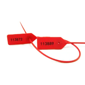 Plastic Security Seals Cable Straps Tamper Evidence Numberd Metal Insert Cable Ties Shipping Freight Air Port Tag 340mm