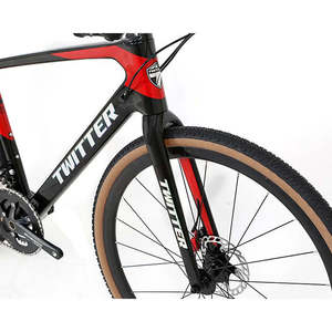 Vélo de route en fibre de carbone 24 vitesses 700c Racing avec fourche en aluminium et en acier Bleu Unisexe Option de prix moins cher - Product Image 5