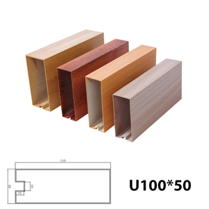 Spedizione per gli emirati arabi uniti Ddp <span class=keywords><strong>a</strong></span> forma di U tubo quadrato profilo in alluminio decorazioni del tetto <span class=keywords><strong>soffitto</strong></span> Spandrel pannello <span class=keywords><strong>soffitto</strong></span> - Product Image 5