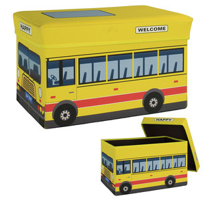 unique design non woven kids toy car foldable storage box multifunction toy organizer