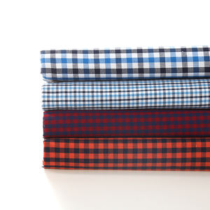 热销60棉40涤纶纱线染色格子格子府绸面料男士衬衫 - Product Image 1