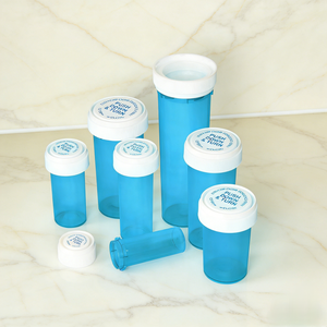 Tapa de Seguridad a Prueba de Niños, Sellada y Segura, para Frascos de Plástico PP Pequeños, con Sistema de Presión y Giro Reversible para Píldoras Farmacéuticas - Product Image 2
