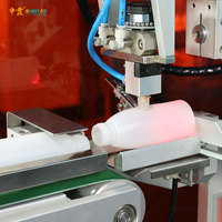 Impresora de pantalla de seda de botella redonda, máquina de impresión totalmente automática, pantalla de un Color, para botellas de leche de plástico
