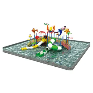 Equipamento de parque aquático interno para férias de verão - corrediças de água de fibra de vidro personalizáveis, casa, rio, shopping, parque de diversões, água