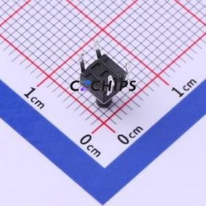 UK-B0201-G7-160 Tactile Switch Through hole-4P,4.5x4.5mm Switch Single Pole Single Throw Round Button 1.6N Through Hole - Product Image 2