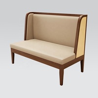 Meubles de restauration personnalisés en bois pour café commercial, banquettes, tables et chaises pour restaurants et cafés