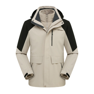 Veste imperméable 3-en-1 OEM pour hommes et femmes randonnée et camping en plein air, veste à capuche d'hiver - Product Image 6