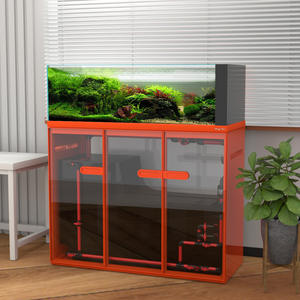 <span class=keywords><strong>Aquarium</strong></span> d'eau salée moderne en verre de 200 gallons, terrarium lumineux, <span class=keywords><strong>aquarium</strong></span> avec plantes et accessoires pour le salon - Product Image 5