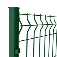 Clôture de jardin en métal moderne, étanche, en PVC/galvanisé à chaud, avec revêtement en poudre, grillage soudé 3D - Haute qualité, prix de gros abordable