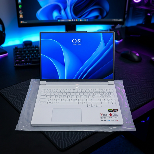 Legion Gaming Laptop R9000P AMD R9-8945HX 32G 1T with RTX5060 Win11 White Color 16" Screen Size