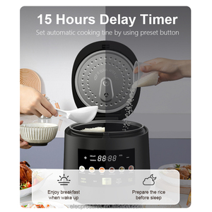 Hấp khỏe mạnh nấu ăn thông minh loại vuông multicooker cho gia đình lớn 5L Công suất 1.8L 10 cup Nồi cơm điện - Product Image 4