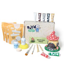 <span class=keywords><strong>Kit</strong></span> de cerámica de arcilla secada al aire para <span class=keywords><strong>principiantes</strong></span> con herramientas Pinturas Cepillos Sellador Maceta Regalo Diseño moderno - Product Image 4