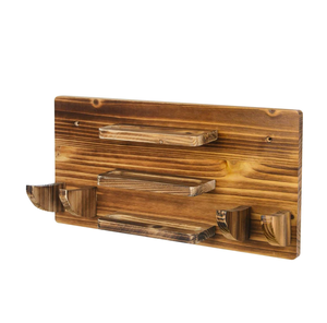 Soporte de pared de madera para palas de ping pong, estante de almacenamiento de madera para tenis de mesa, con capacidad para 6 palas y 12 pelotas - Product Image 2