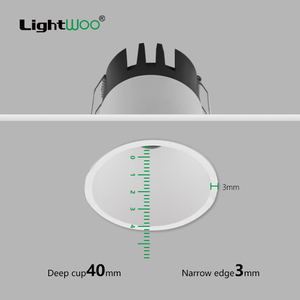 <span class=keywords><strong>Spot</strong></span> encastré LED moderne 7W/12W/15W pour hôtel, nouveau design, en aluminium COB, pour plafond et meuble - Product Image 2