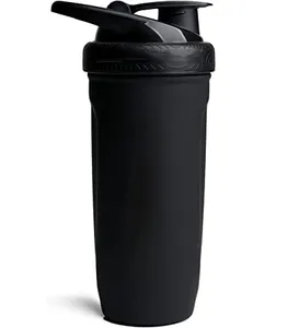 Mélangeur de protéines en acier inoxydable isolé de qualité supérieure, bouteille de supplément Shaker-métal et acier brossé sans BPA - Product Image 1