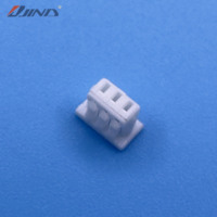 Connecteur terminal mâle simple rangée JINDA 1.25T-1-3Y 1.25mm 3 broches en bronze phosphoreux, pour câble 32~28AWG vers carte, en nylon blanc, IP66