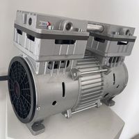 Compresseur d'air portable sans balais AC 220V 70DB tête de compresseur d'air sans huile à double cylindre silencieux pour la fabrication d'oxygène 10L