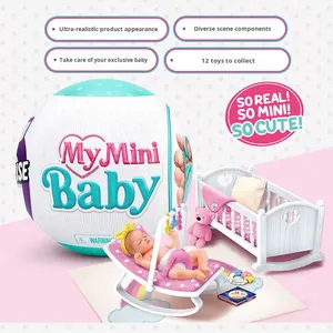 Mini Muñeca <span class=keywords><strong>de</strong></span> <span class=keywords><strong>Silicona</strong></span> en Bola Sorpresa, Cinco Cajas Misteriosas con Juguetes Sorpresa para Niños - Product Image 2