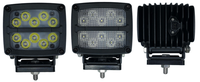 Vente directe usine – Phare LED carré 60W style nordique en aluminium pour remorque, véhicule minier et marine