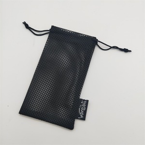 Bolsa de malla negra con cordón, bolsa de almacenamiento de poliéster, bolsa deportiva portátil, un compartimento, 20210515001 - Product Image 2