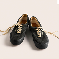 Chaussures de skate pour hommes personnalisées en gros, style Old Money, esthétique vintage, semelle épaisse, baskets décontractées pour la marche quotidienne en extérieur