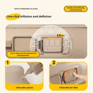 Umweltfreundliche Leichte Moderne Aufblasbare PVC Faltbare Matratze Outdoor Camping Zelt Schlafmatte Heim Eingebaute Pumpe USB - Product Image 4