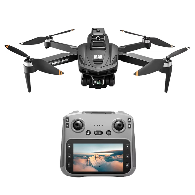 New V168 Max Professional 5G GPS Drone 8K 4K HD Dual Camera Brushless Foldable RC drone 3KM Flight Large Screen Quadcopter