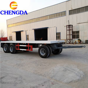 Prix d'usine 2/3/4 essieux utilisés Dangler Dolly barre d'attelage à plat <span class=keywords><strong>remorque</strong></span> suspendue complète - Product Image 6