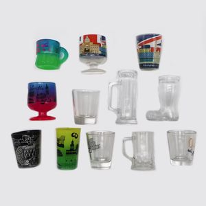 Transparante sublimatie tumbler shotglaasje whiskyglas blanco's promotie kleine bullet mok set cadeau - Product Image 2
