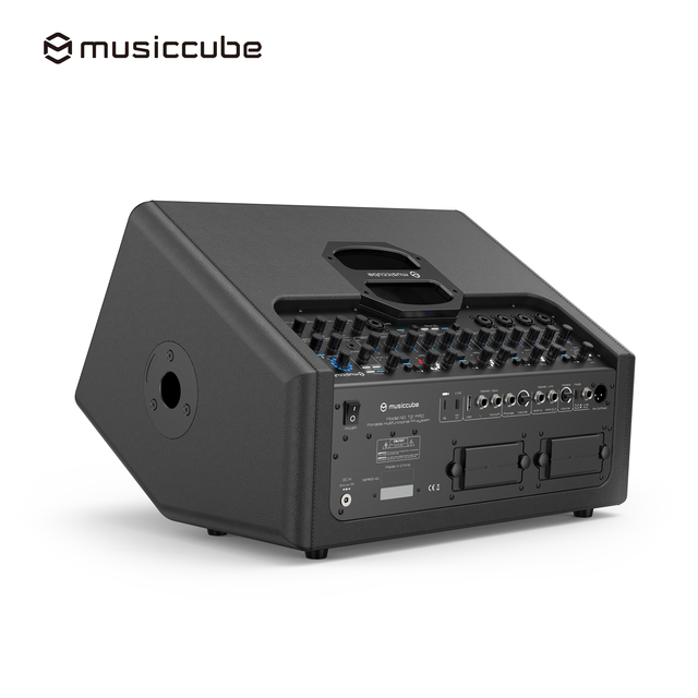 Musiccube T2 Pro Portable PA System Speaker 480W  5 Channels Mixer  Battery-Powered Busking Speaker Vocal-Acoustic Speaker