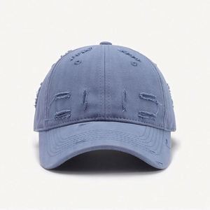 Wholesale Unisex Adjustable Embroidery Logo Vintage Hat Distressed Daddy Hat 100% Cotton Custom Baseball Cap - Product Image 5