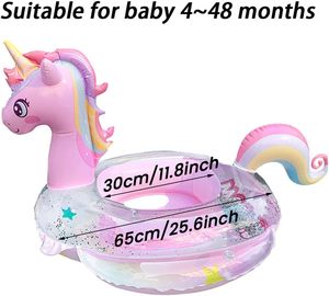 Venta al por mayor niños cintura flotador anillo niños agua <span class=keywords><strong>bañera</strong></span> playa fiesta juguete inflable natación anillo para niños bebé Toddles - Product Image 2