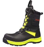 Bottes de lutte contre l'incendie en caoutchouc de pompier de Protection de sécurité à hautes températures et résistantes aux flammes chinoises
