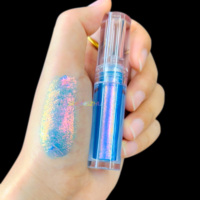 Logo personnalisé mode nouveau fard à paupières liquide pigmenté Duochrome ombre à paupières facile à porter maquillage liquide pour les yeux