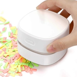 เครื่องดูดฝุ่นแบบตั้งโต๊ะขนาดเล็ก ชาร์จผ่านพอร์ต USB ไร้สาย หมุนได้ 360 องศา สำหรับทำความสะอาดเส้นผม - Product Image 2