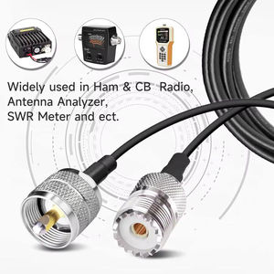 สายโคแอกเชียลทองแดงเปลือยแบบยืดหยุ่น ความสูญเสียต่ำ สาย RF LMR400 50 100 200 เมตร - Product Image 2