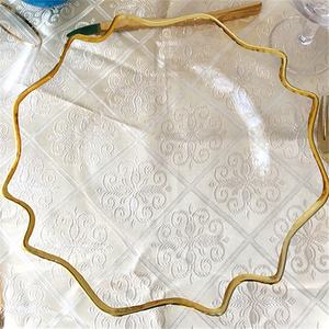 Nouveaux produits du fournisseur chinois : Assiette de présentation en verre tournesol de luxe à prix abordable - Product Image 4