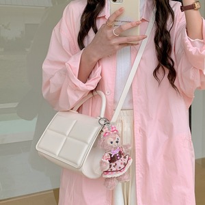 Chocolate Color Box Crossbody Bag Women's Small <b>Square</b> Handbag Magnetic Buckle Everyday Outfits Spring 2024 - Product Image 1